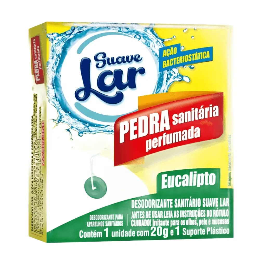 Desodorante suavelar pedra 20g eucalipto