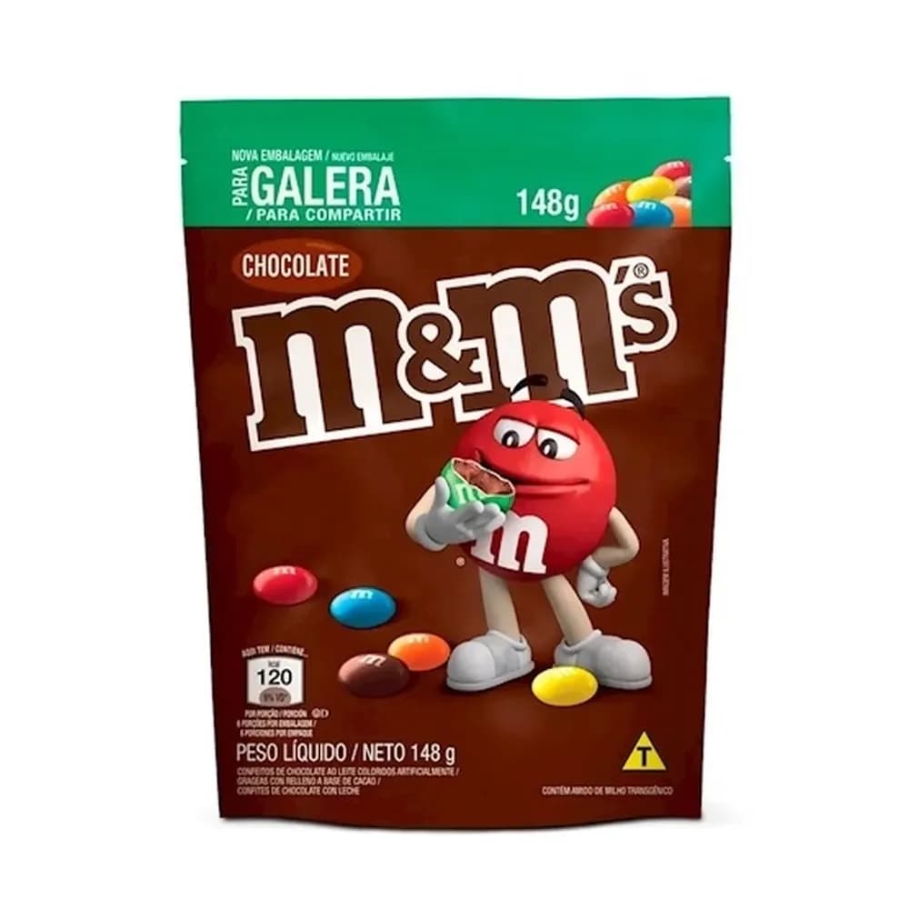 M&ms chocolate ao leite 148g