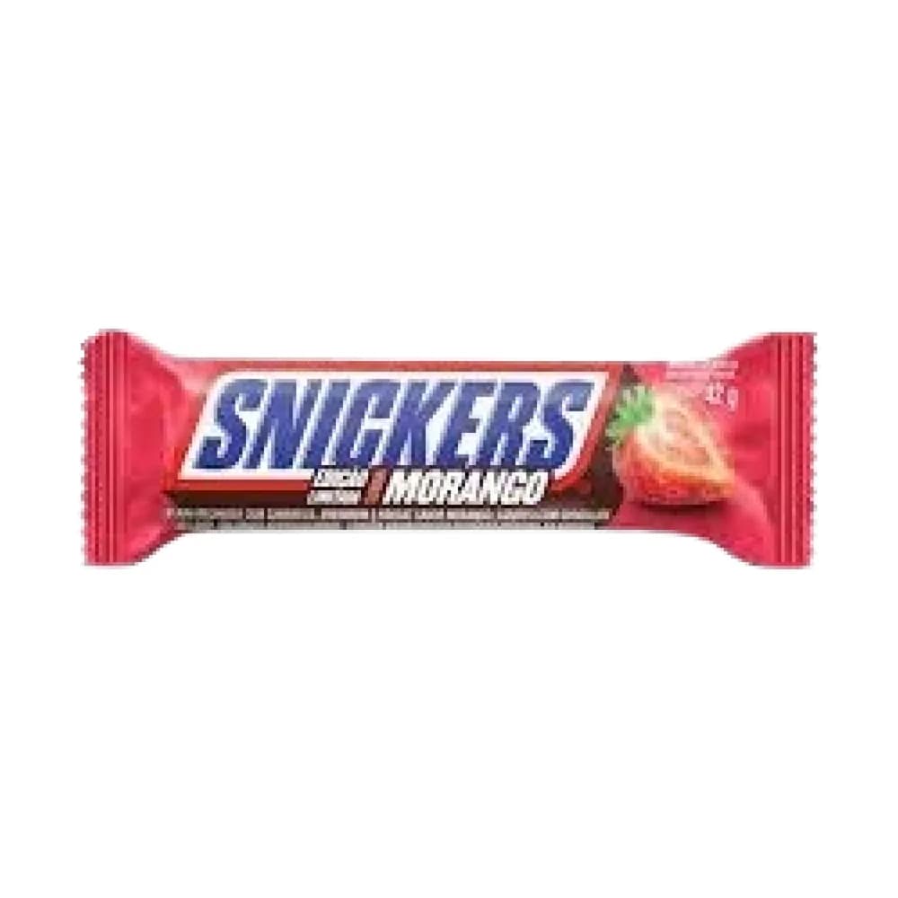 Chocolate sabor morango snickers 42g