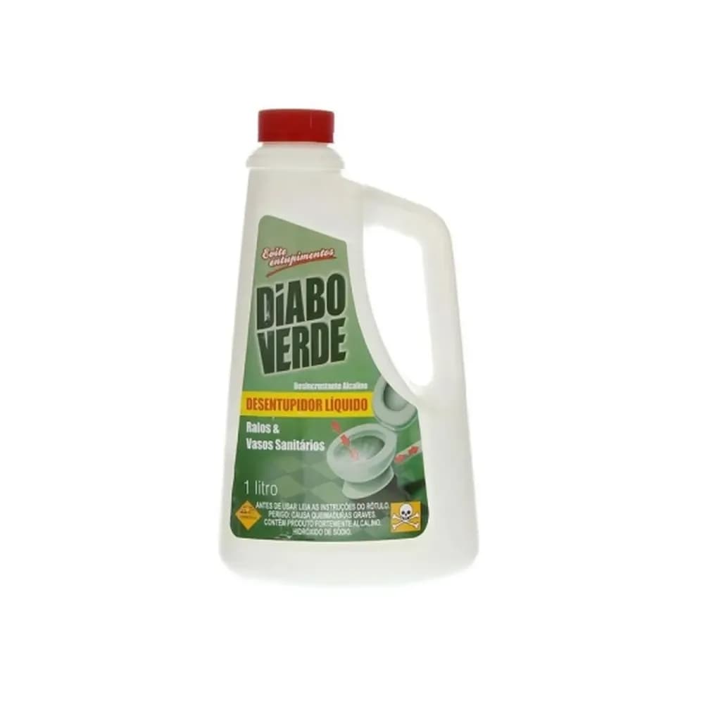 Desentupidor liquido diabo verde 1l