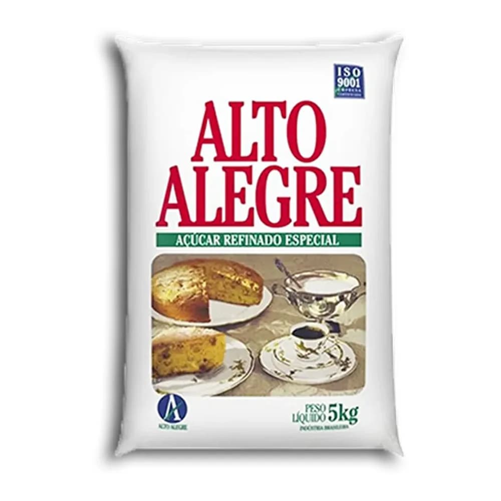 Acucar refinado alto alegre 5kg