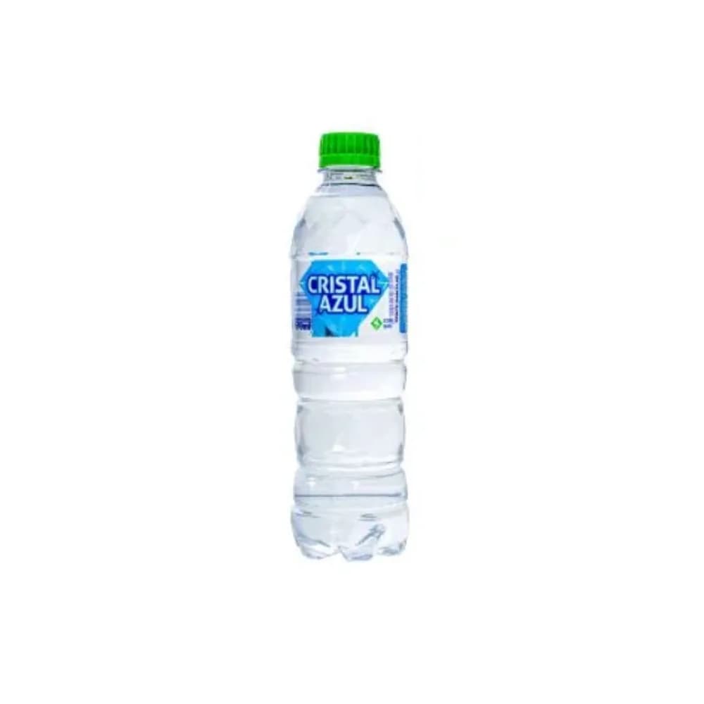 Agua mineral com gas cristal azul 510ml
