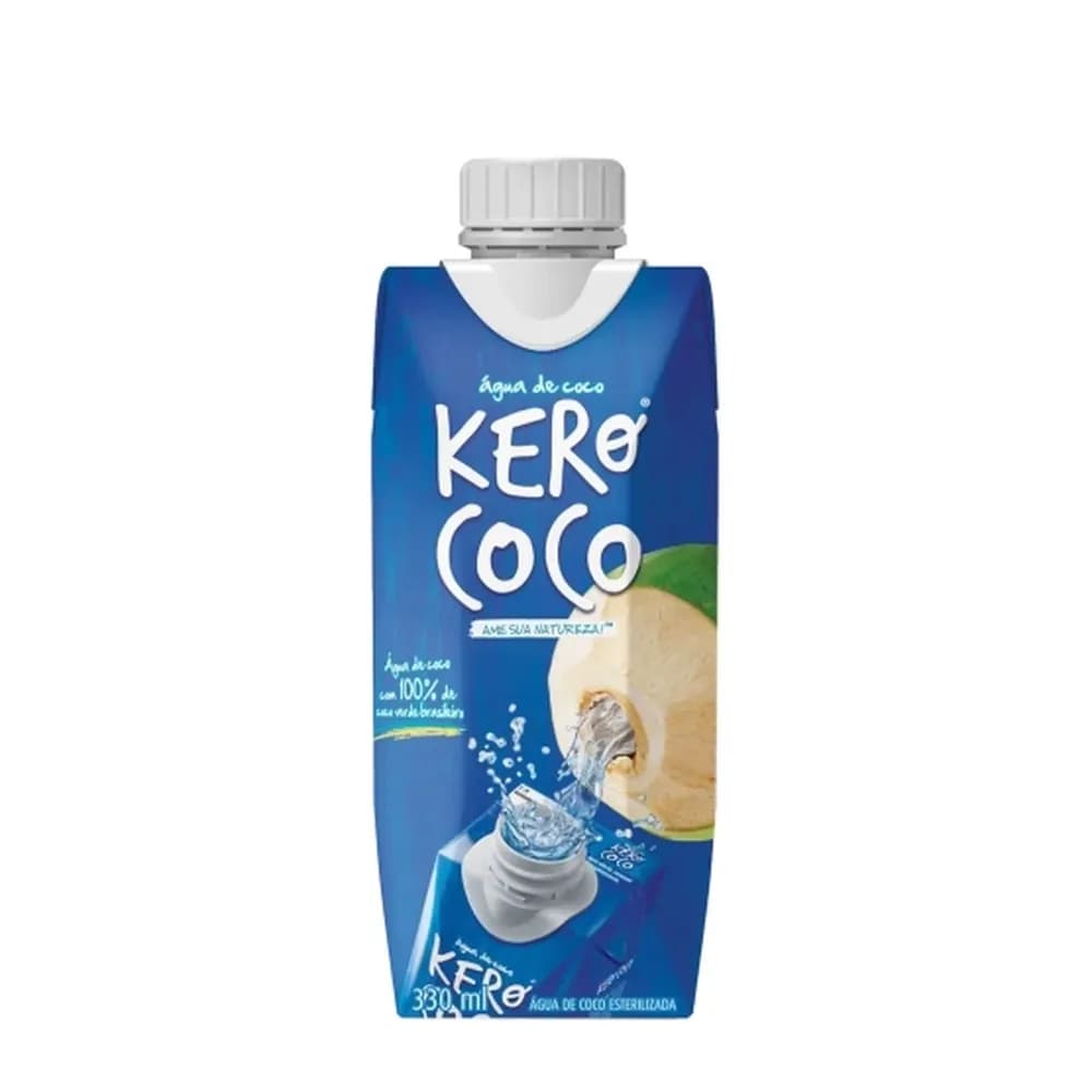 Agua de coco kero coco caixa 330ml