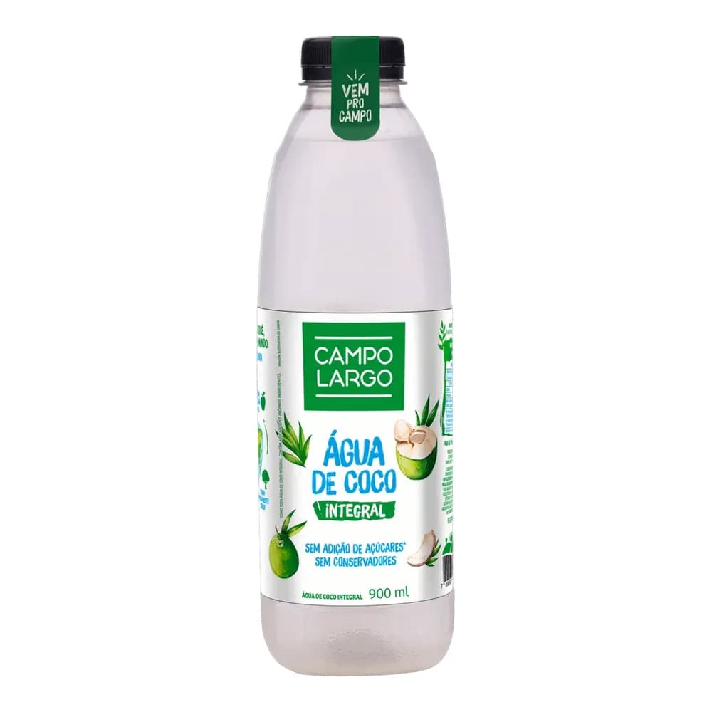 Agua de coco campo largo 900ml