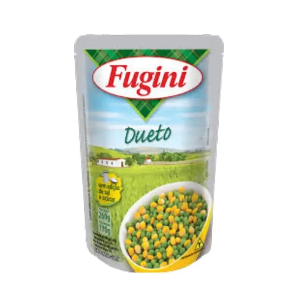 Dueto milho e ervilha fugini 170g