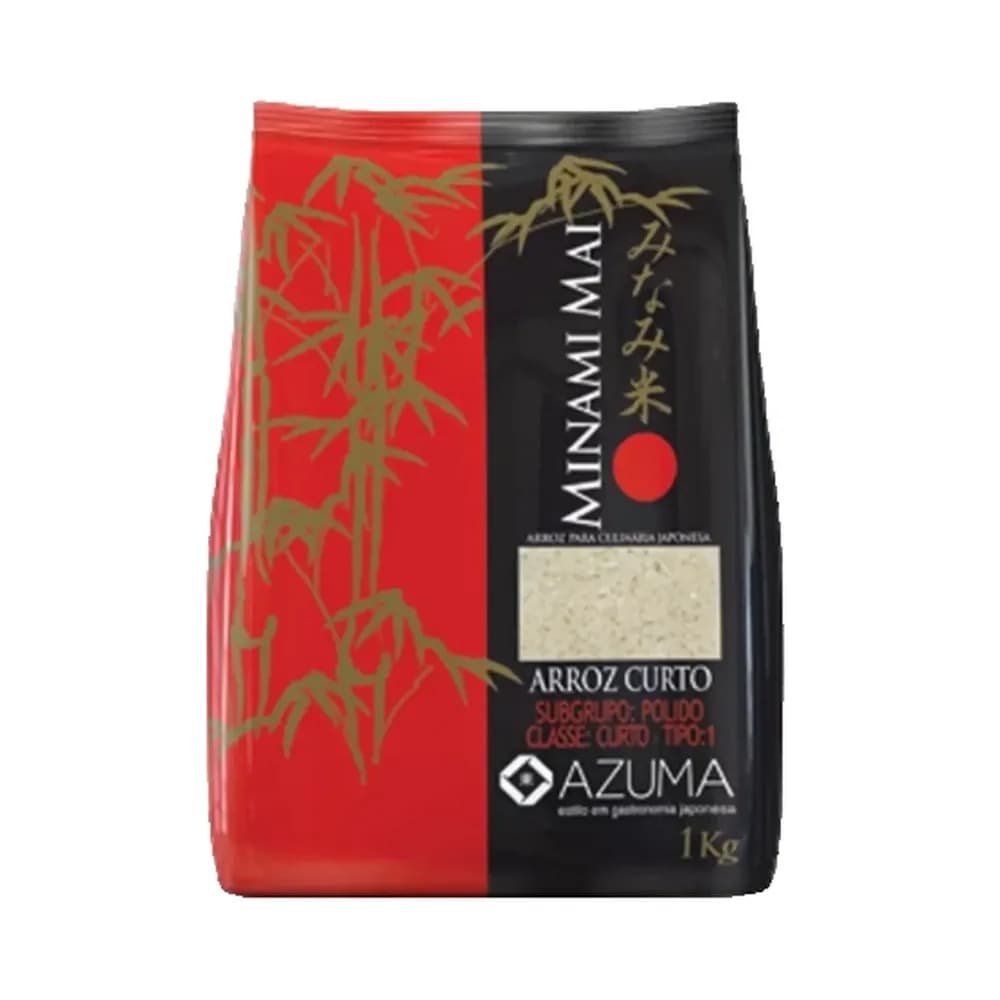 Arroz oriental minamimai embalagem 1kg