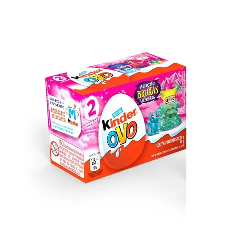 Kinder ovo roxo 2 unis 40g