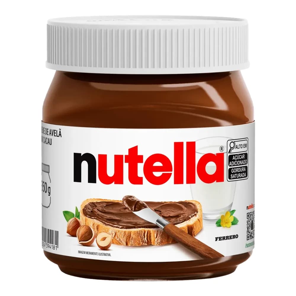 Creme de avela nutella 350g