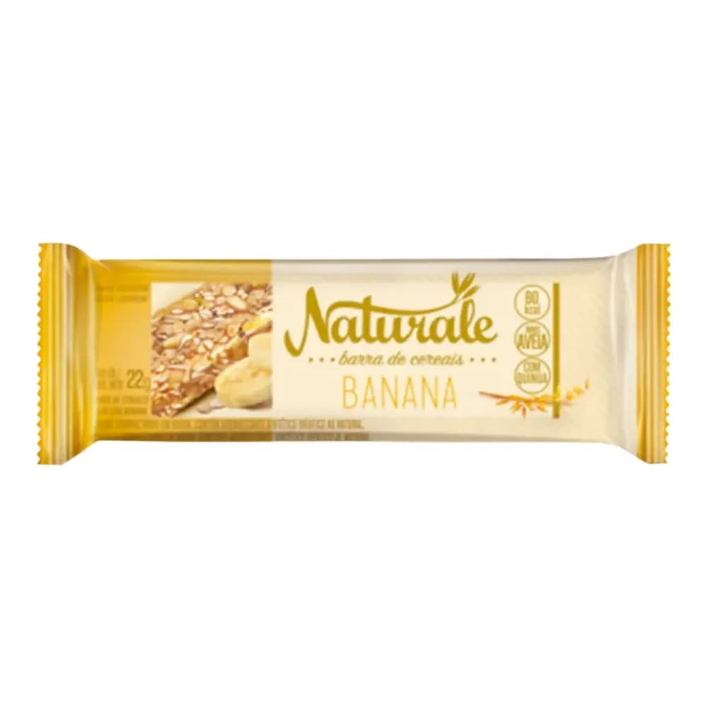 Barra de cereal sabor banana naturale 22g