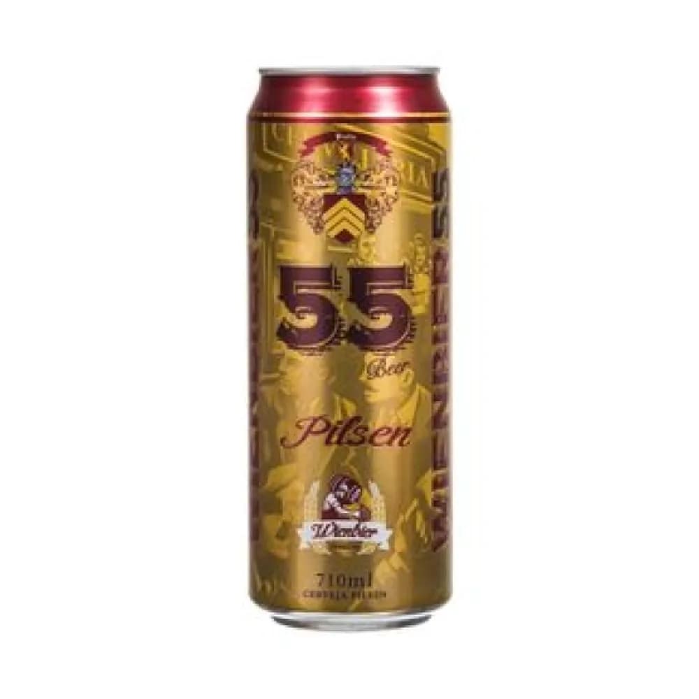 Cerveja wienbier 55 pilsen lata 710ml