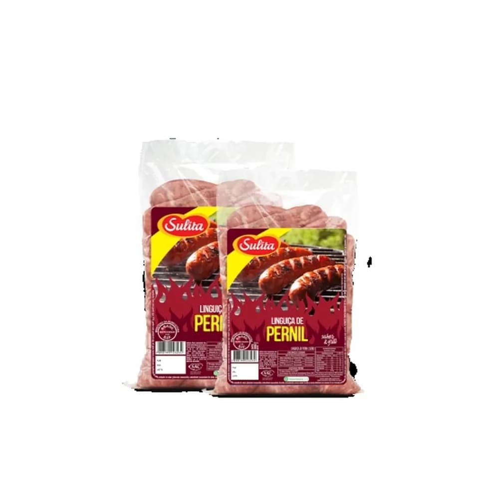 Linguica de pernil sulita pacote 600g