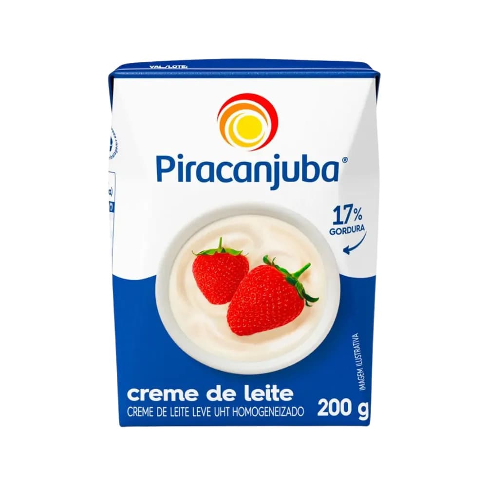 Creme de leite piracanjuba 200 g