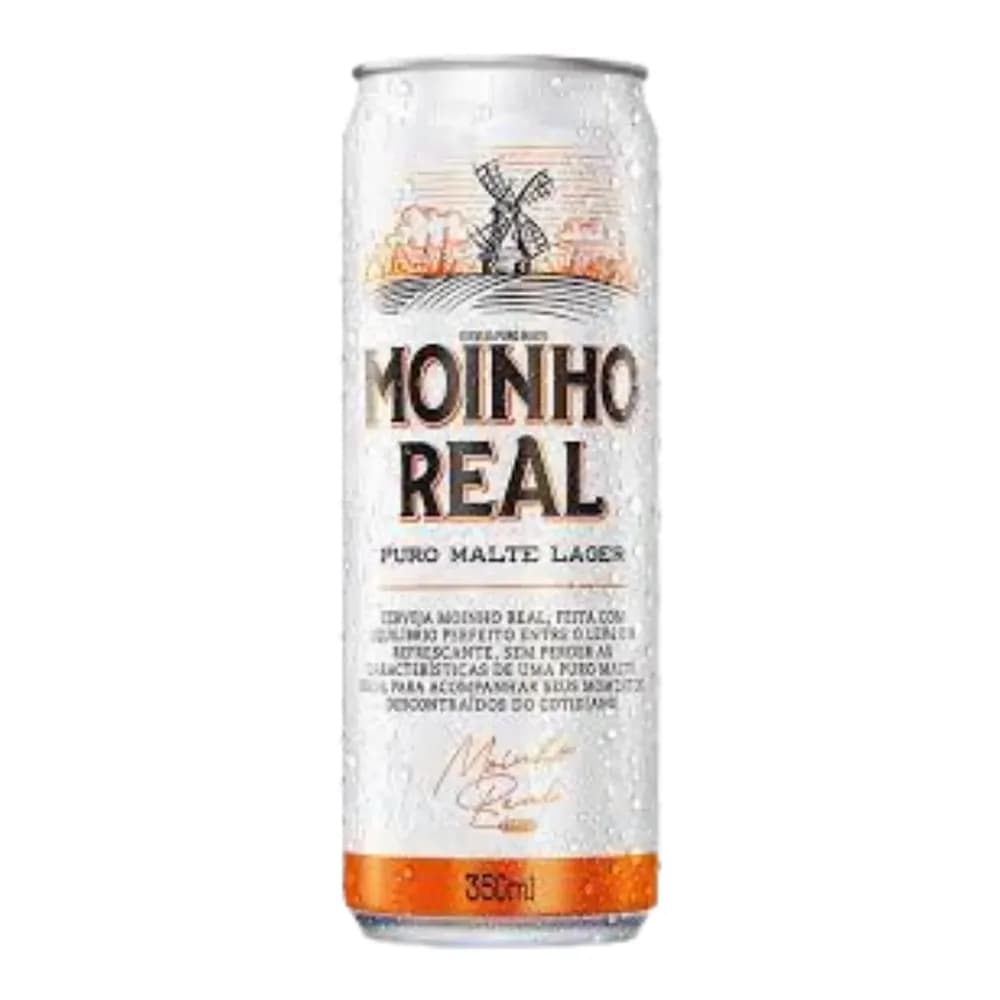 Cerveja puro malte moinho real 350ml