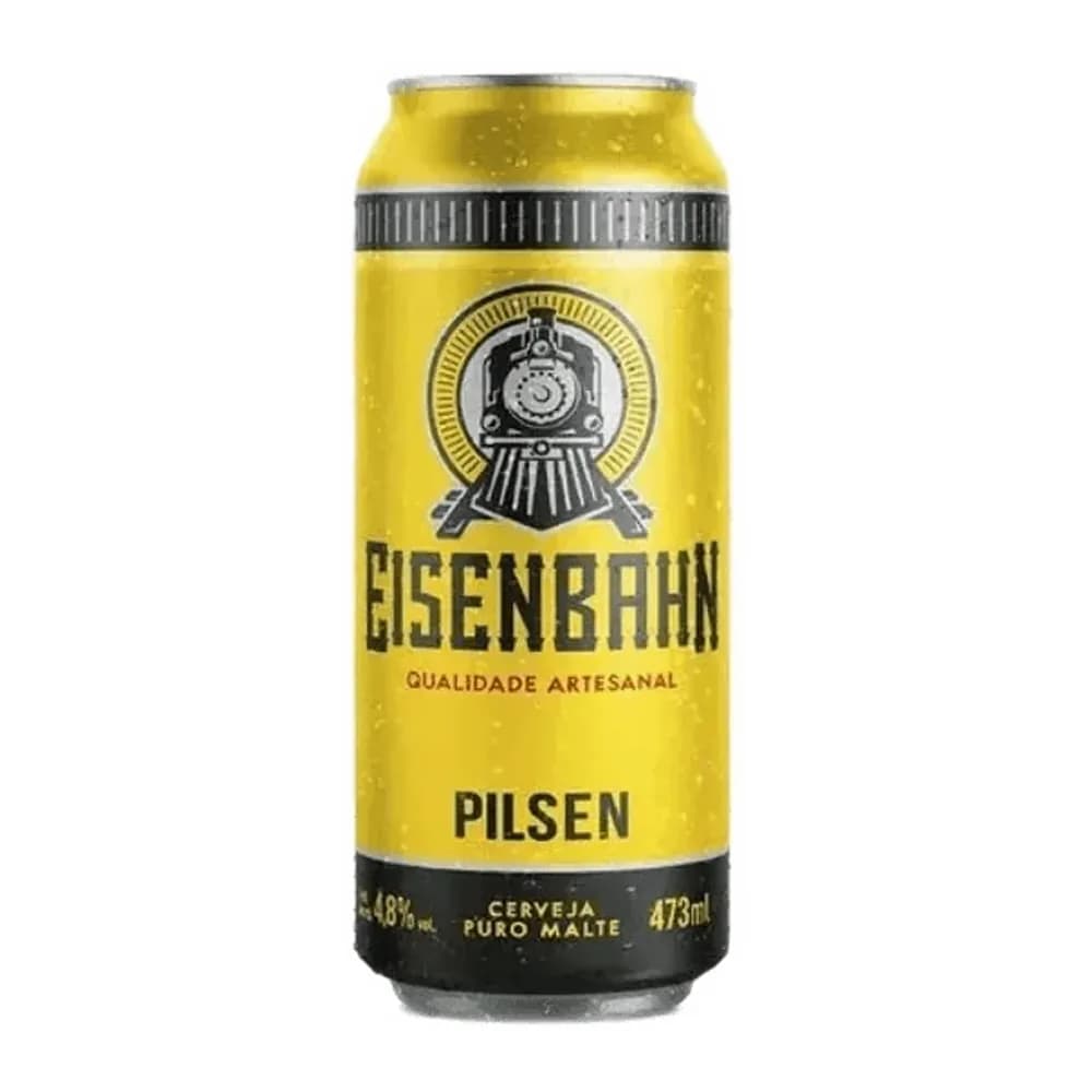 Cerveja eisenbahn pilsen puro malte lata 473ml