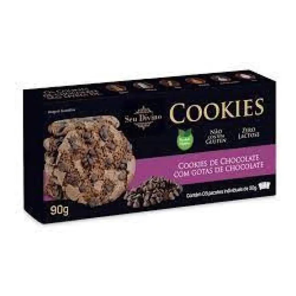 Cookies de chocolate seu divino 90g