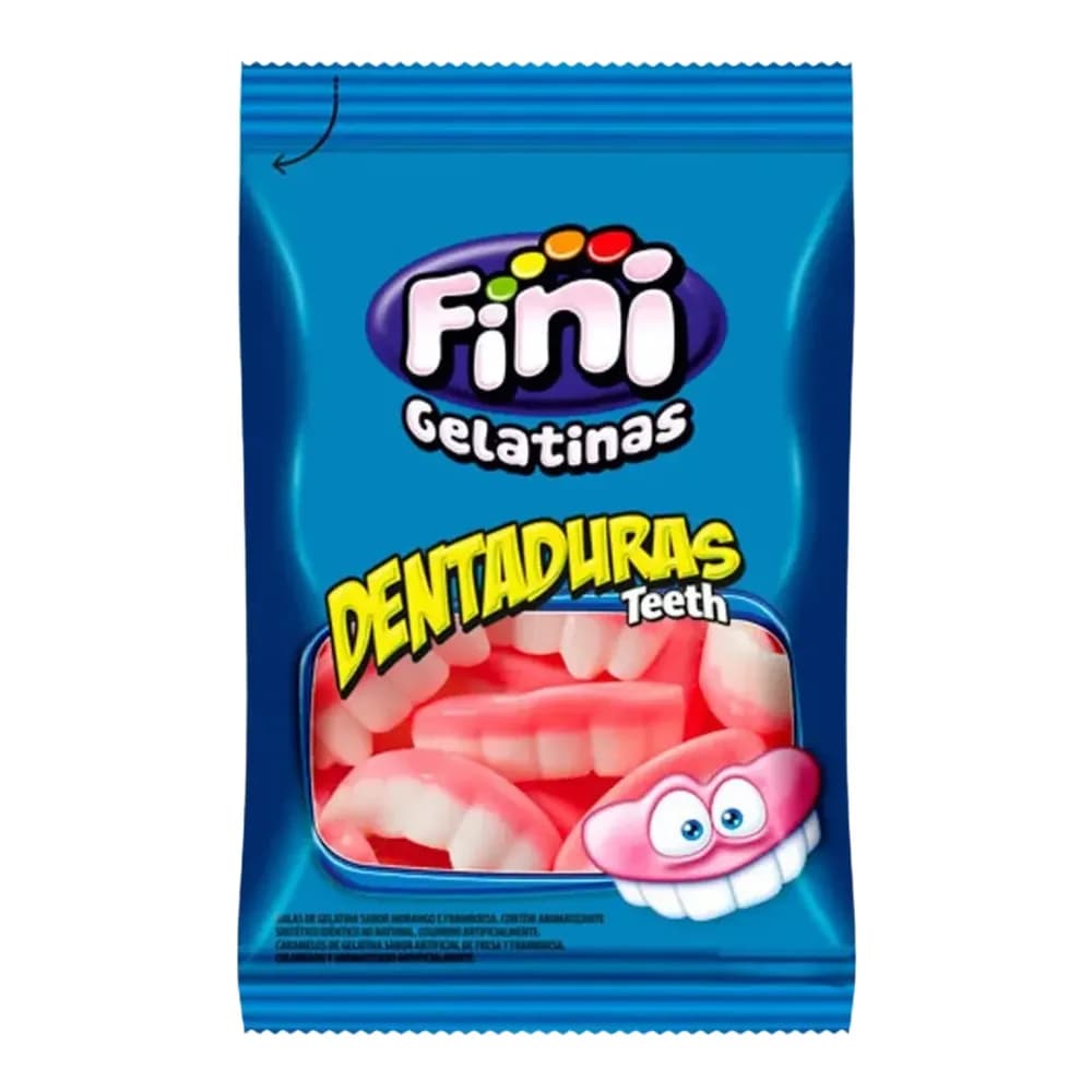 Bala fini gelatina minhocas citricas embalagem 15g