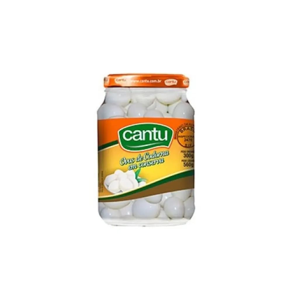 Ovos de codorna ind cantu tradicional 300g