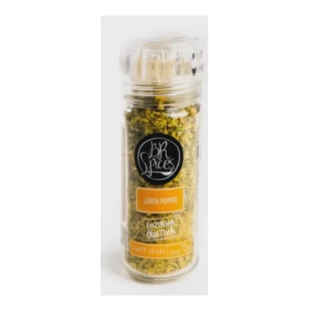 Lemon pepper com moedor br spices 70g
