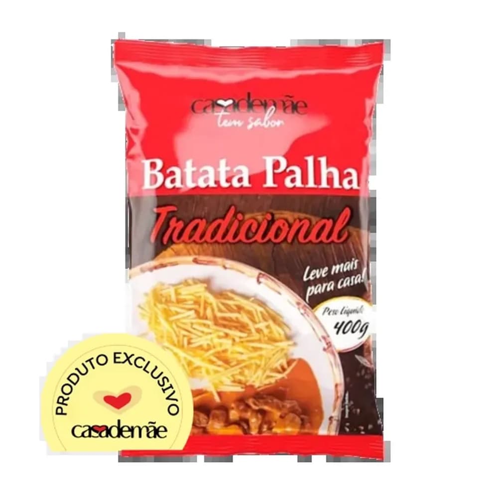 Batata palha tradicional casa de mae 400g