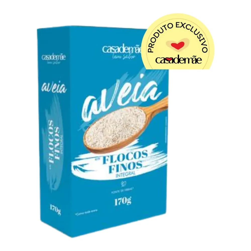 Aveia em flocos finos casa de mae 170g