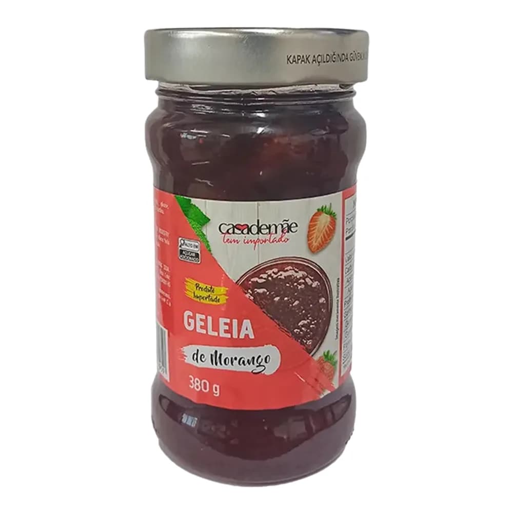 Geleia de morango casa de mae 380g