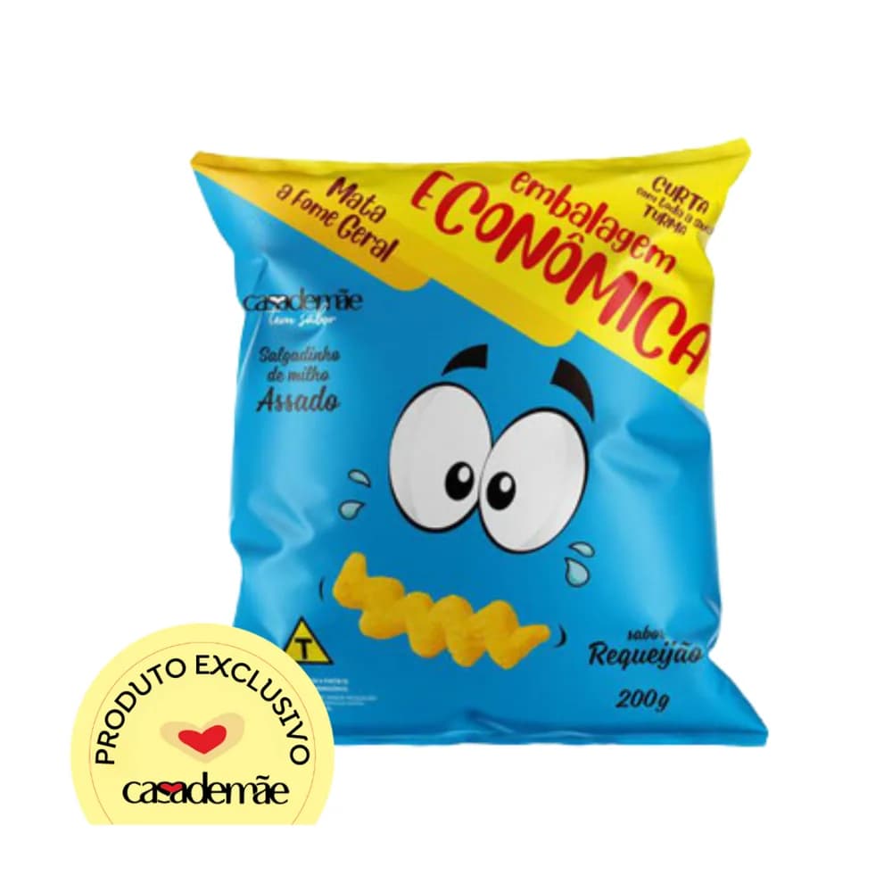 Salgadinho de requeijao casa de mae 200g