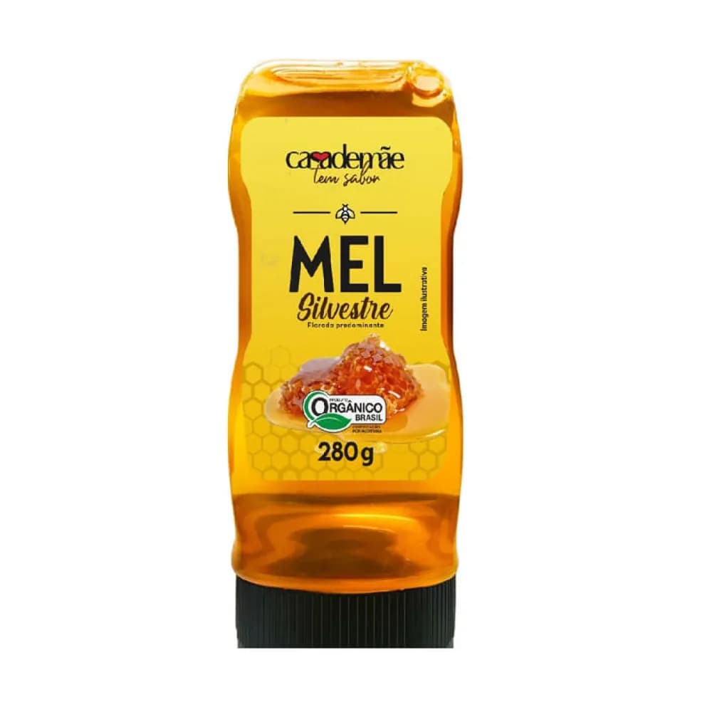 Mel silvestre organico casa de mae 280g