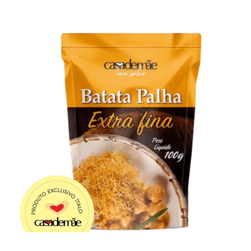 Batata palha casa de mae extra fina almofada 100g