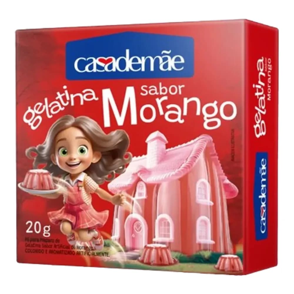 Gelatina casademae 20g morango