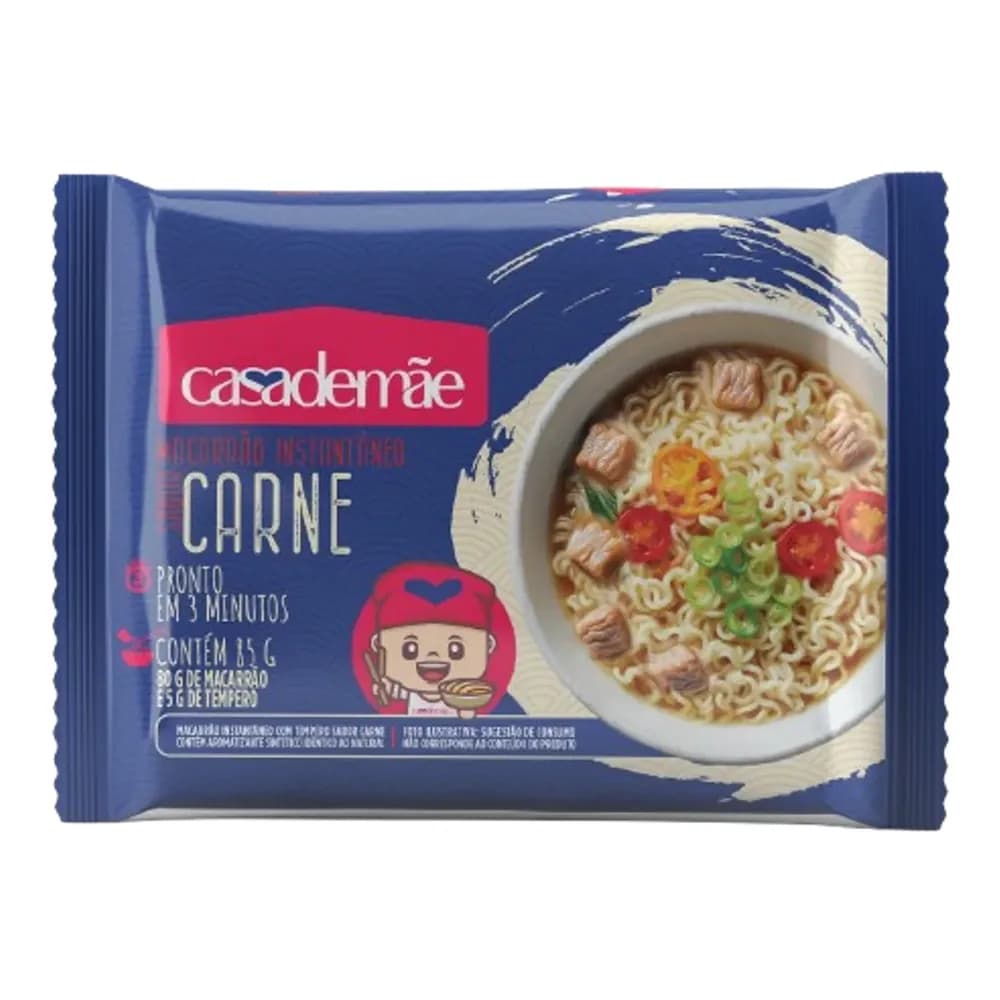 Macarrão instantâneo galinha caipira casa de mãe 85g