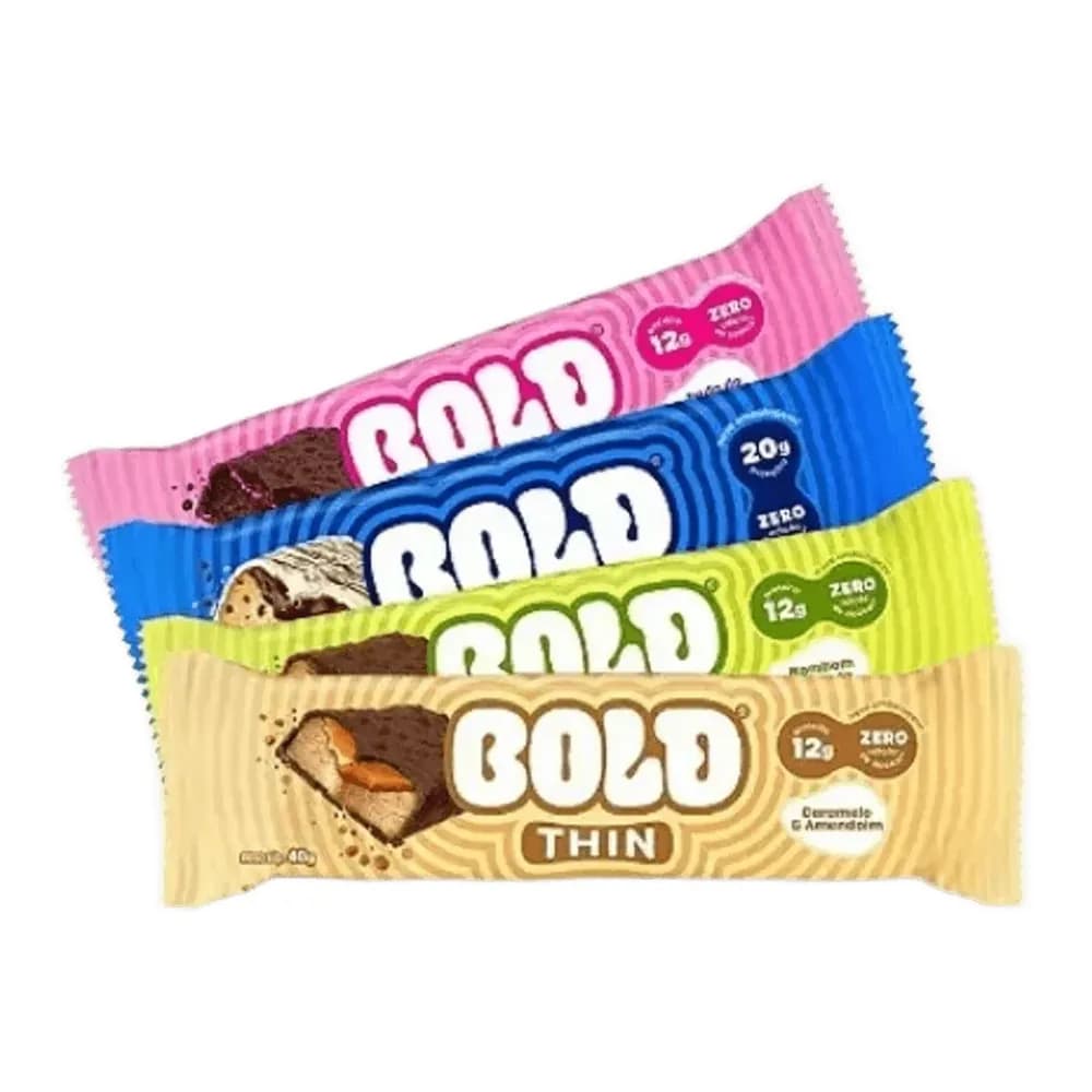 Barra de proteína bold bombom cookies and cream 40g