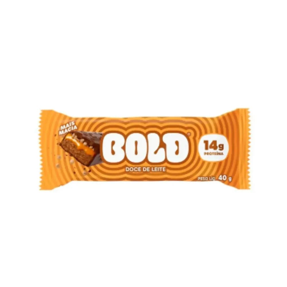 Barra de proteína bold bombom doce de leite 40g