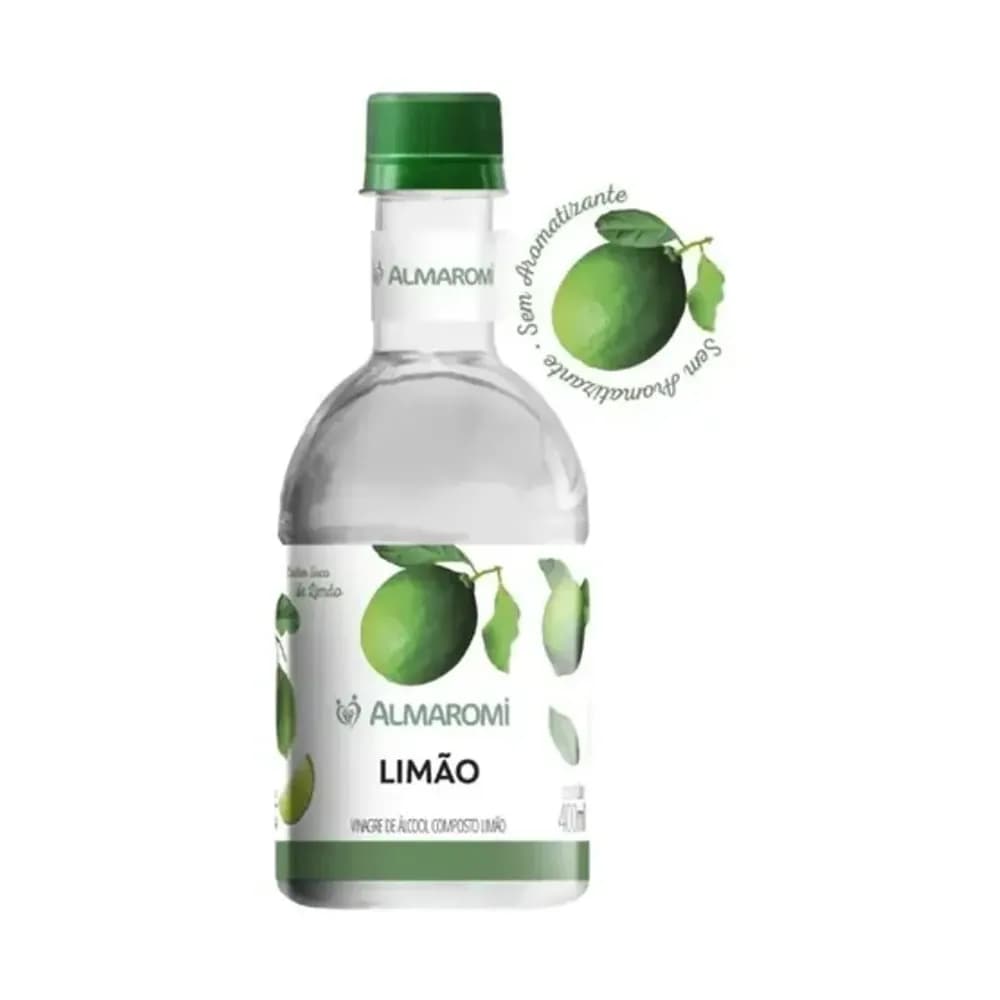 Vinagre de álcool composto limão almaromi frasco 400ml