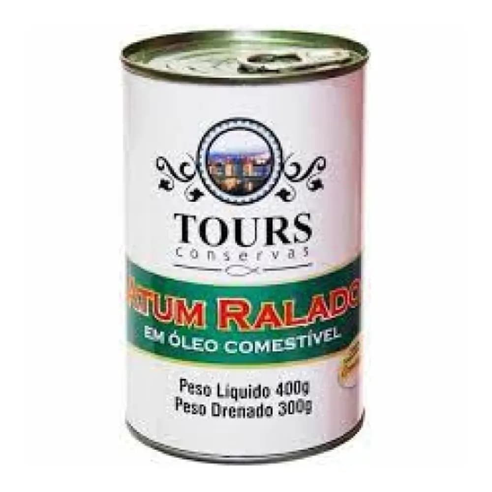 Atum ralado oleo tours 400g