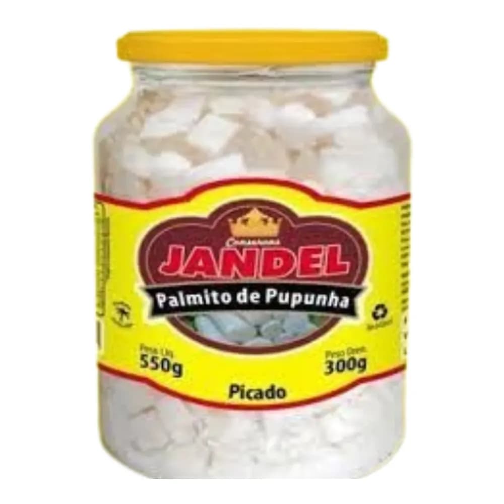 Palmito jandel 300g pupunha picado
