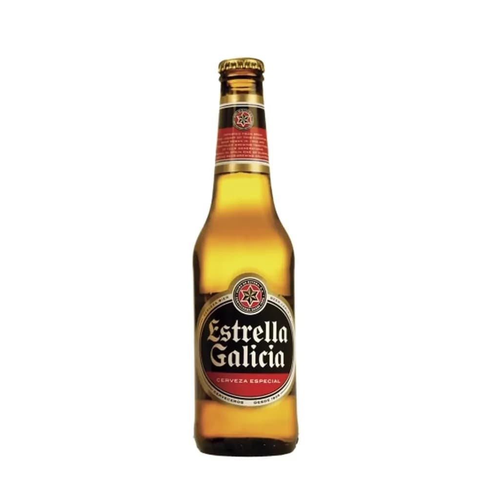 Cerveja estrella galicia puro malte long neck 355ml
