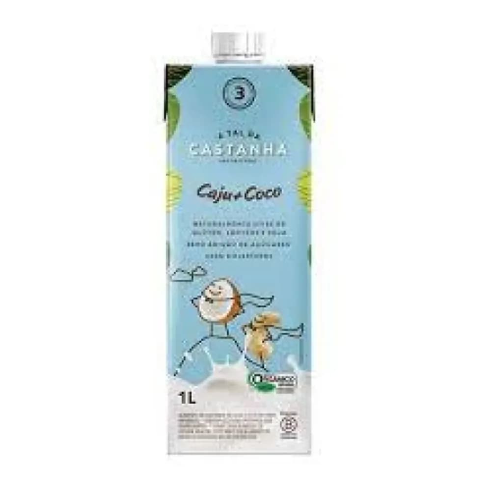 Bebida vegetal a tal da castanha caju/coco 1l
