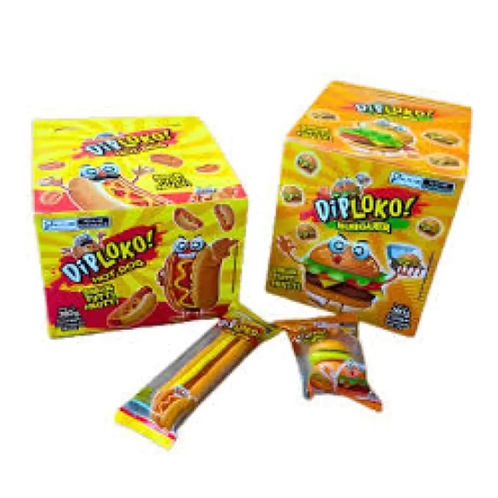 Bala gelatina diploko hot dog 15g dp/15