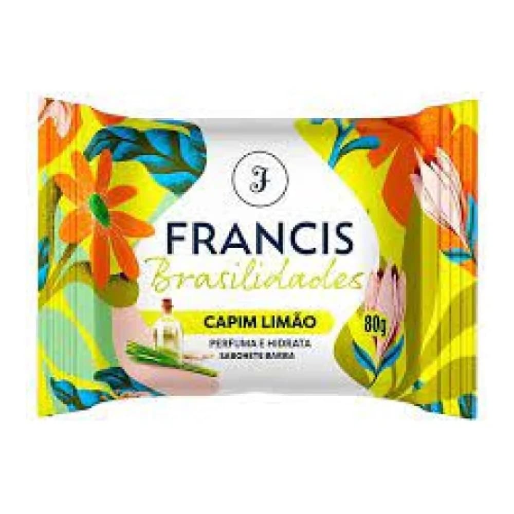 Sabonete em barra brasilidades capim limao francis 80g