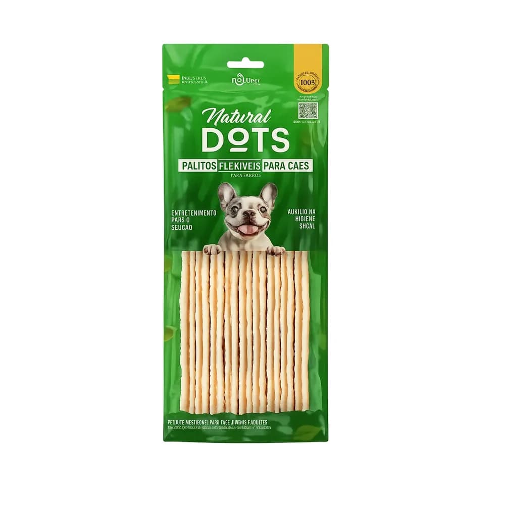 Palito rigido natural dots 70g