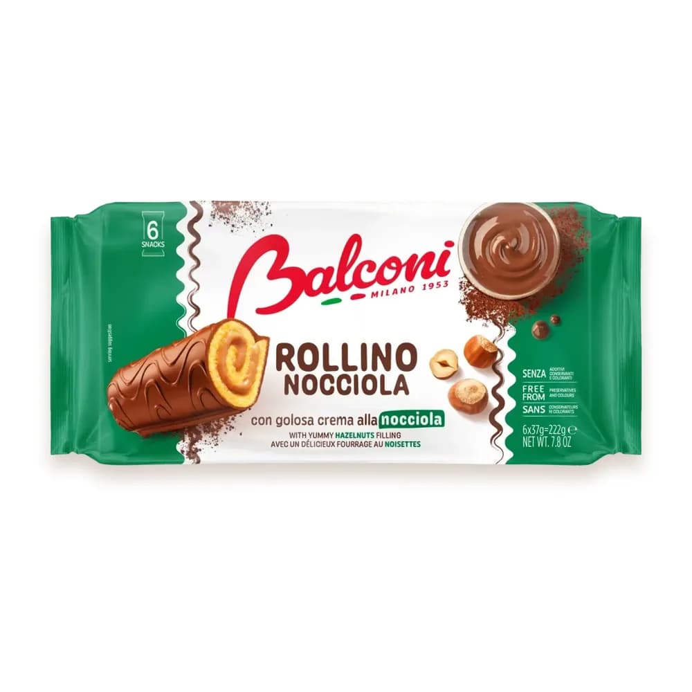 Bolo pao de lo balconi rollino 222g cr avela cacau