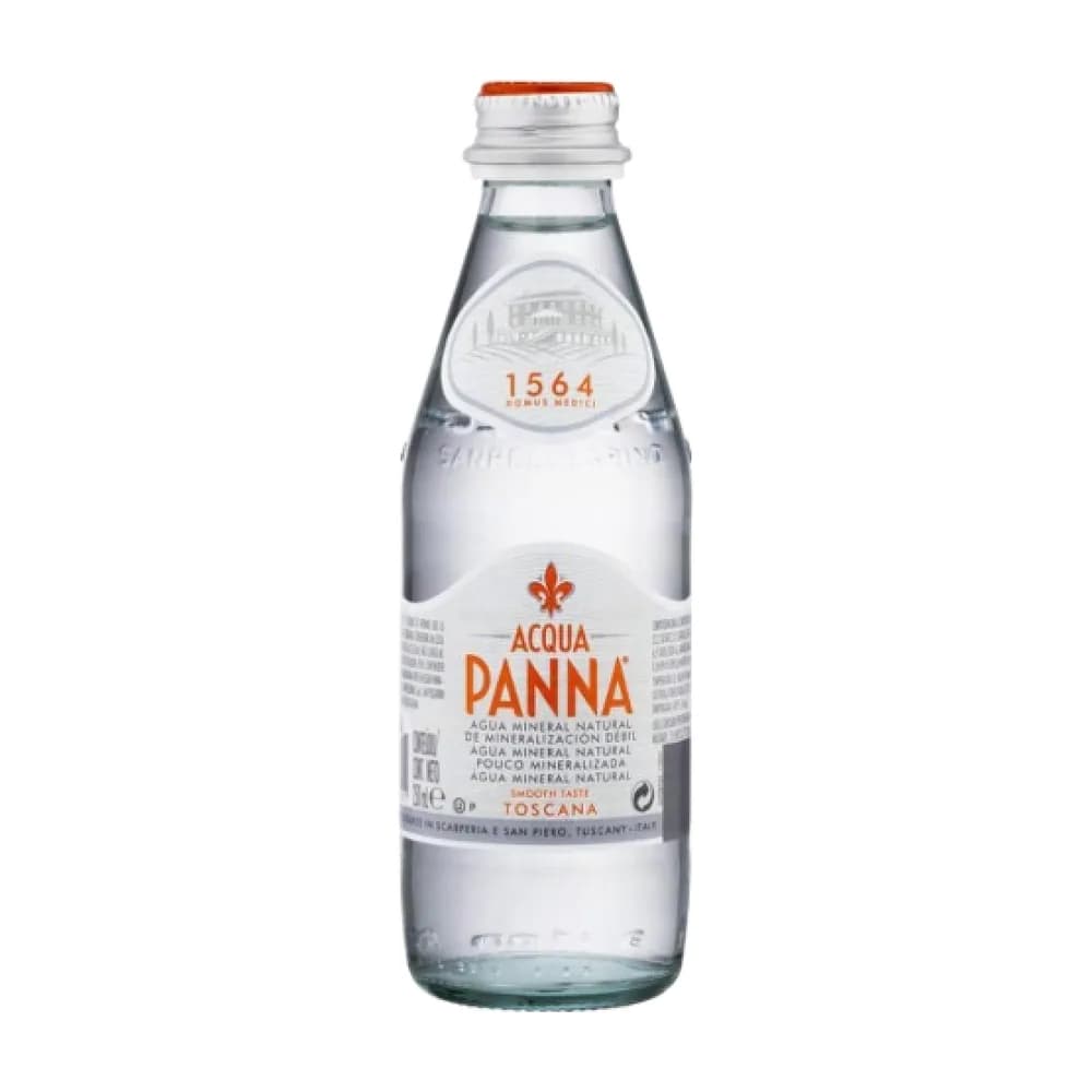 Agua mineral sem gas acqua panna 250ml