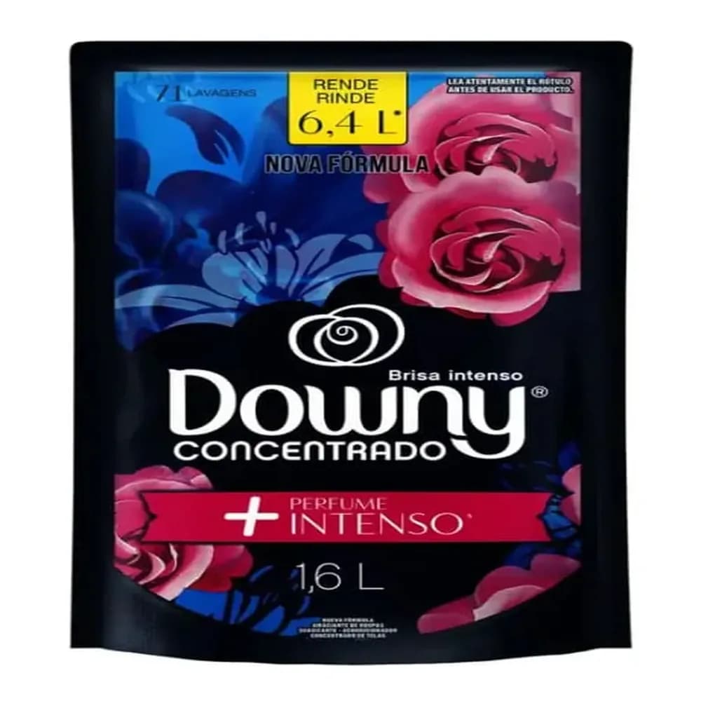 Amaciante de roupa concentrado brisa intenso sache downy 1,6l