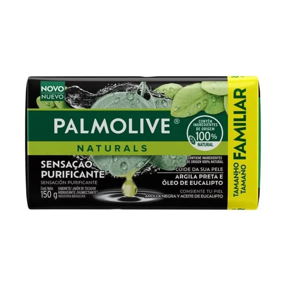 Sabonete palm nat purif argila eucalipto 150g