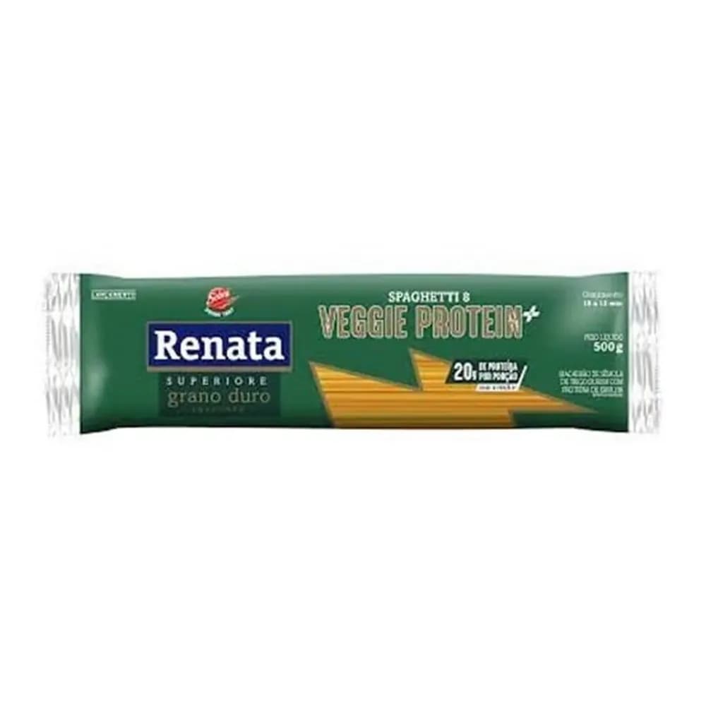 Macarrao superiore spaghetti 8 veggie protein renata 500g