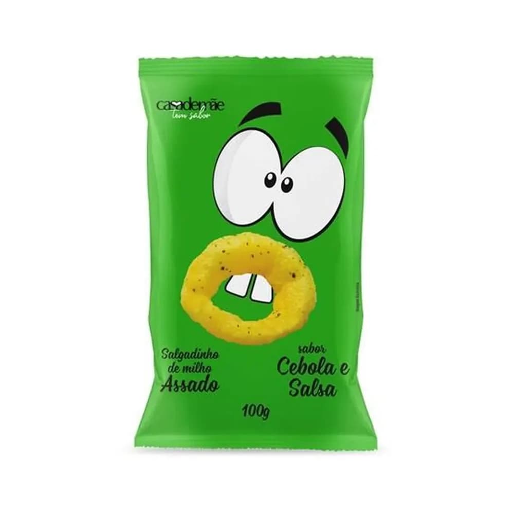 Salgadinho cebola e salsa casa de mae 100g