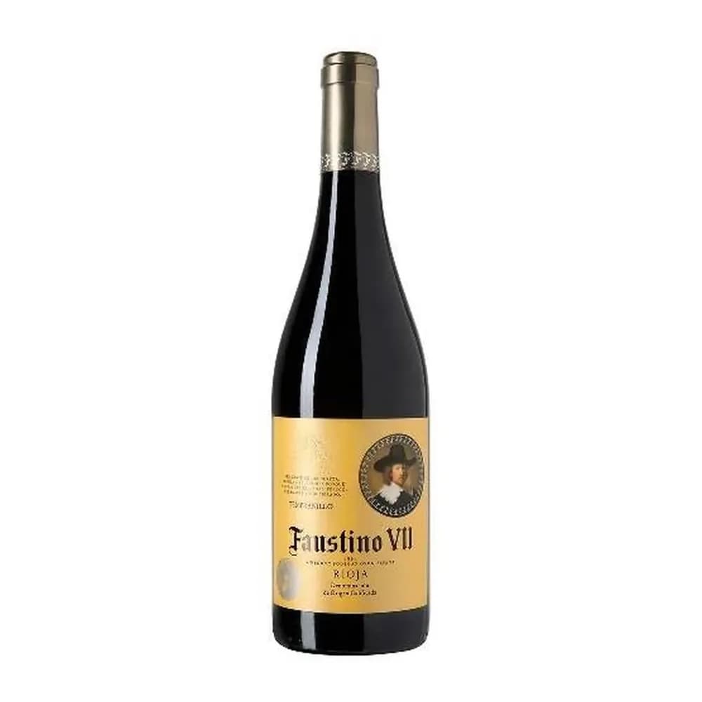 Vinho tinto espanhol faustino vii tempranillo garrafa 750ml