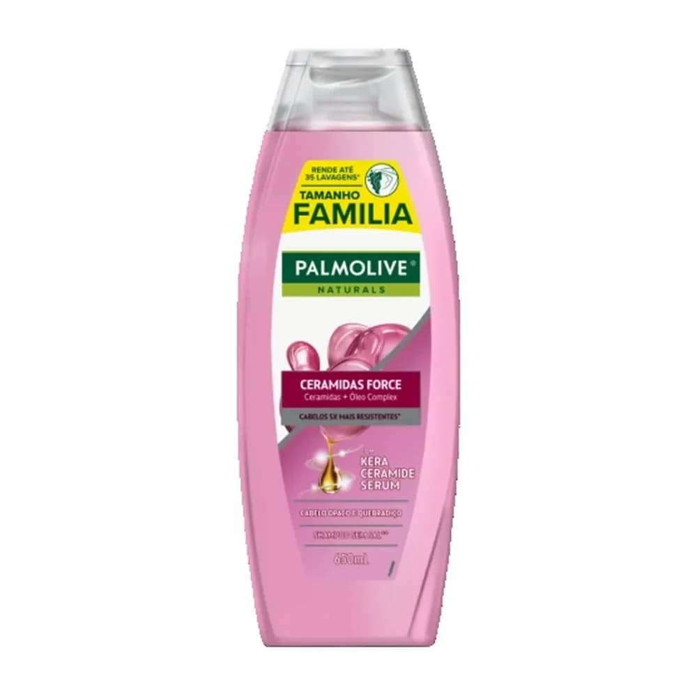 Shampoo naturals ceramidas force tamanho familia palmolive 650ml