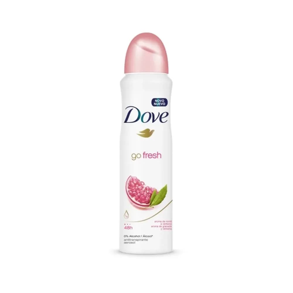 Desodorante antitranspirante aerosol go fresh roma e verbena dove 150ml