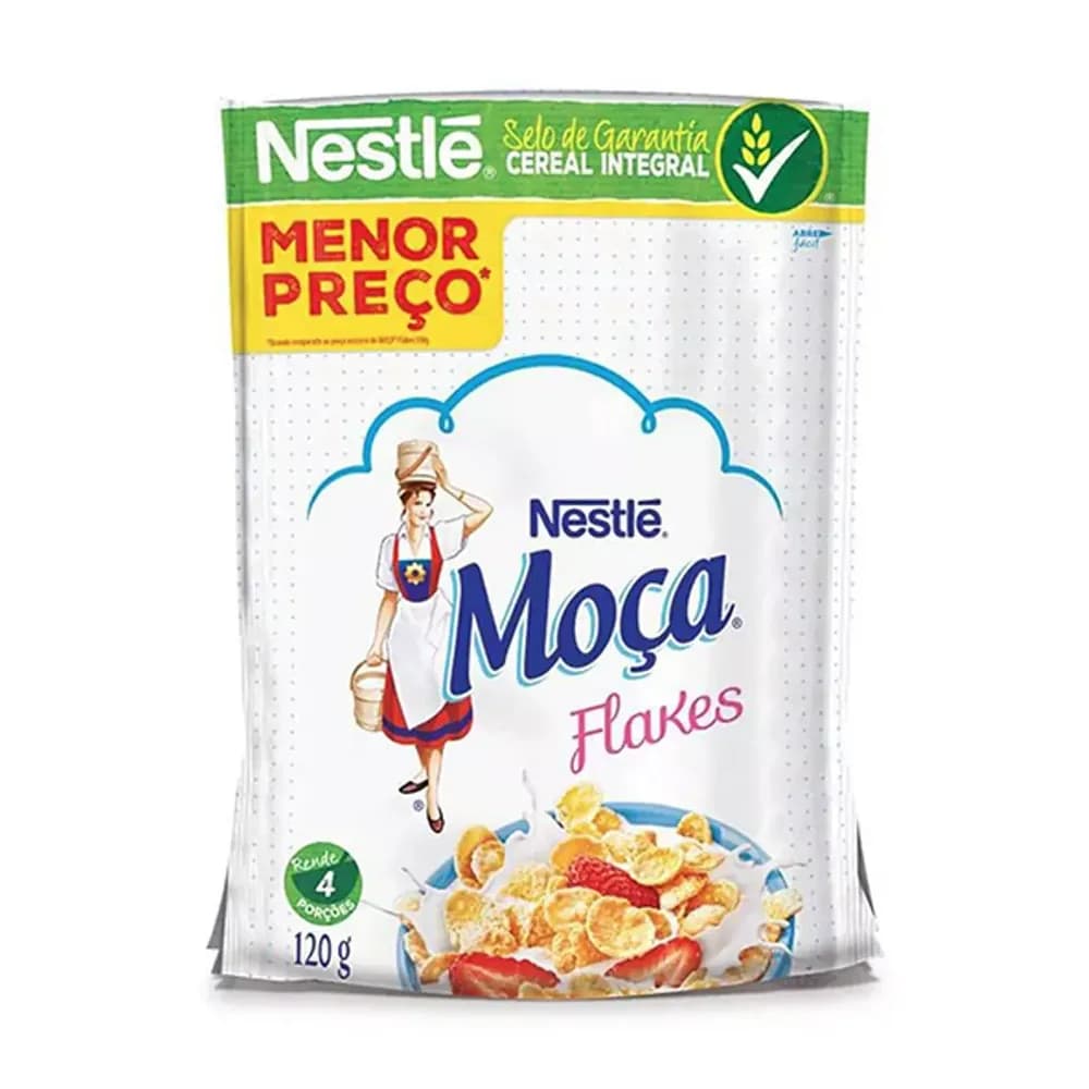 Cereal matinal leite condensado flakes sache moca 120g